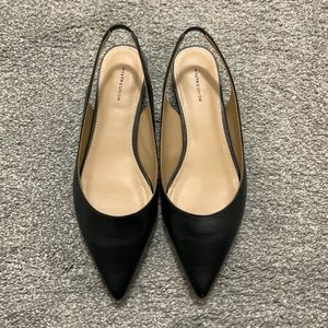 14th & Union Pointed-Toe Slingback Flats // Size 8